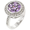 Amethyst Purple Lily Ring