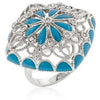 Blue French Victorian Ring