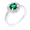 Bella Birthstone Engagement Ring in Clear