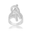 Micro-Pave Knot Ring
