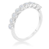 Bea 0.27ct CZ Rhodium Delicate Band