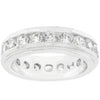 New England Eternity Ring in Rhodium Plated