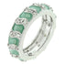 Gray Eternity Enamel Ring
