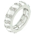 Gray Eternity Enamel Ring