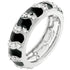 Gray Eternity Enamel Ring