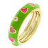 Sorbet Enamel Hearts Ring