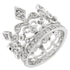 Cubic Zirconia Crown Eternity Ring
