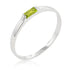 Clear Petite Solitaire Ring