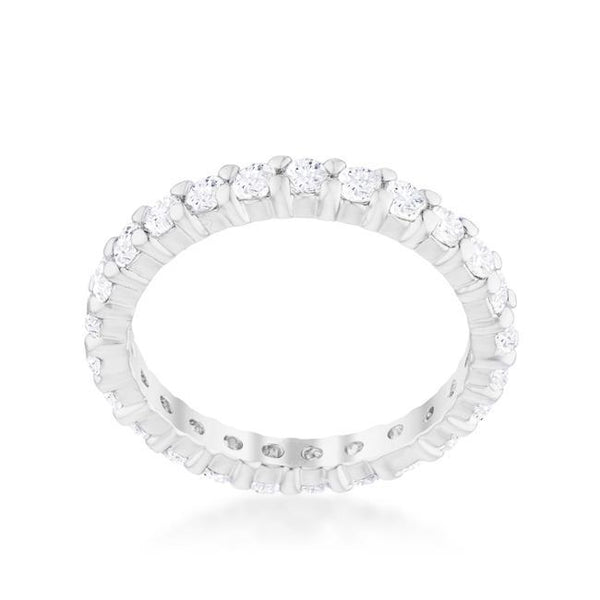 Cubic Zirconia Eternity Band