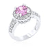 Clear Halo Engagement Ring