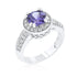 Clear Halo Engagement Ring