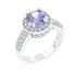 Clear Halo Engagement Ring