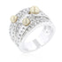 Gray Pearl Cocktail Ring