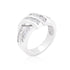 Cubic Zirconia Double Knot Ring