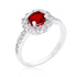 Bella Birthstone Engagement Ring in Clear