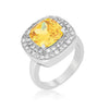 Purple Bridal Cocktail Ring