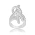Micro-Pave Knot Ring