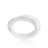 Double-Band Ceramic Eternity Ring - White