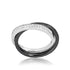Double-Band Ceramic Eternity Ring - White
