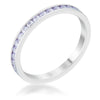 Teresa 0.5ct Clear CZ Stainless Steel Eternity Band