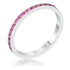 Teresa 0.5ct Clear CZ Stainless Steel Eternity Band