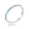 Teresa 0.5ct Clear CZ Stainless Steel Eternity Band