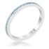 Teresa 0.5ct Clear CZ Stainless Steel Eternity Band