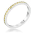 Teresa 0.5ct Clear CZ Stainless Steel Eternity Band