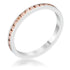 Teresa 0.5ct Clear CZ Stainless Steel Eternity Band